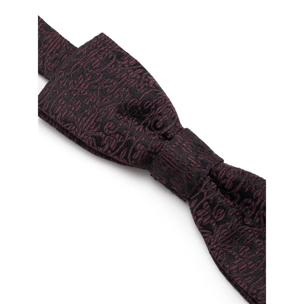 Dolce & Gabbana Black Silk Bowty Dolce & Gabbana