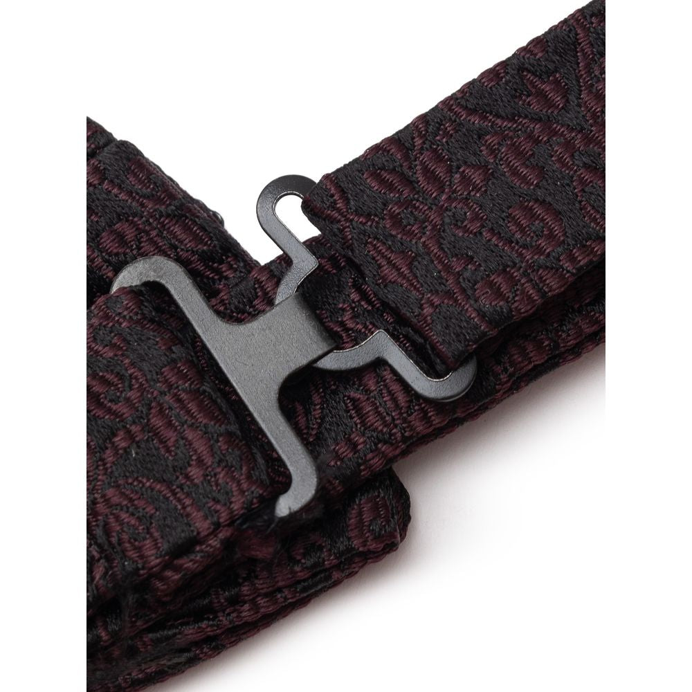 Dolce & Gabbana Black Silk Bowty Dolce & Gabbana