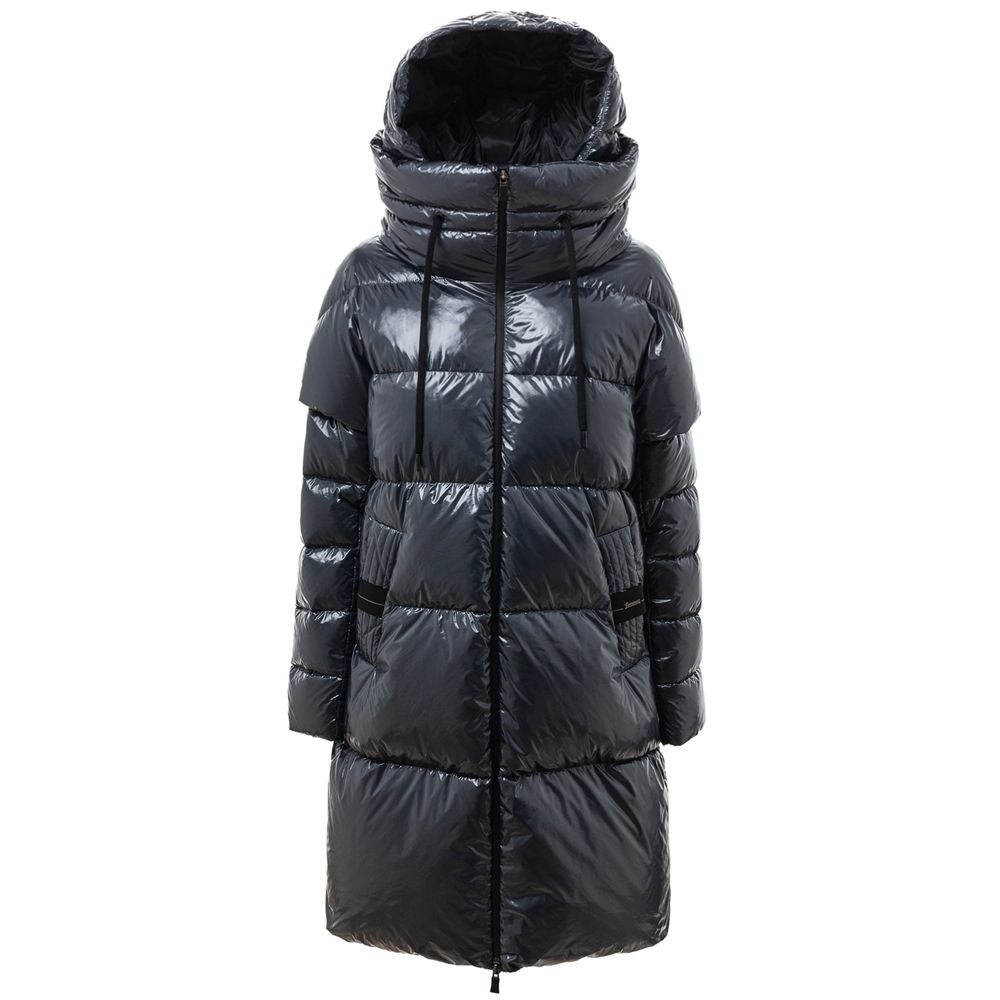 Herno Blue Polyamide Jackets & Coat Herno