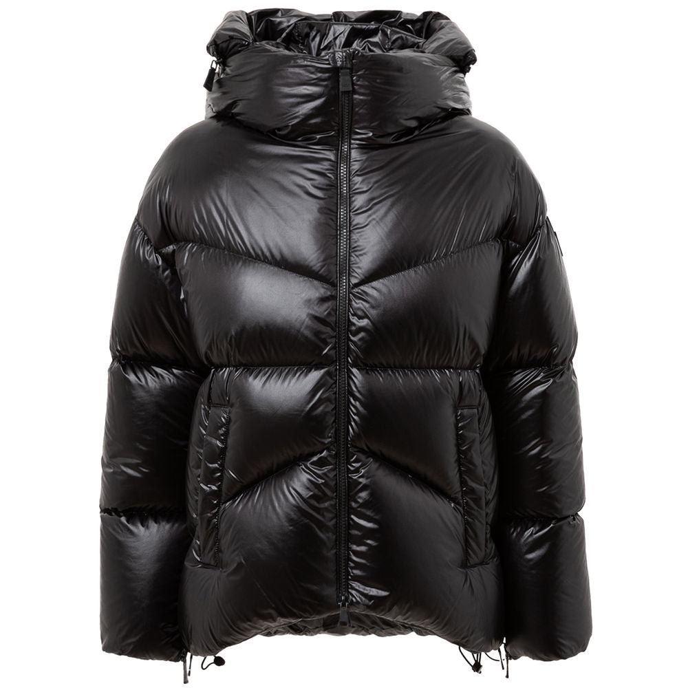 Add Black Polyamide Jackets & Coat Add
