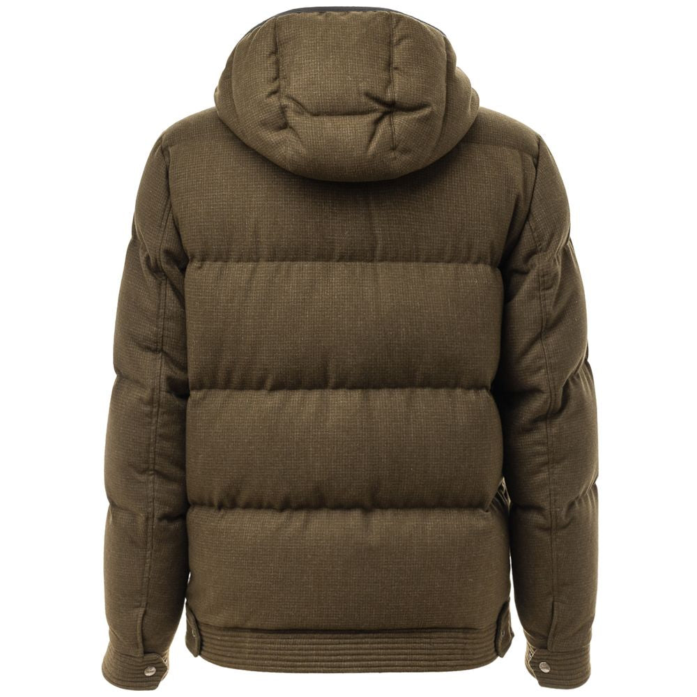 Herno Green Wool Jackets & Coat Herno