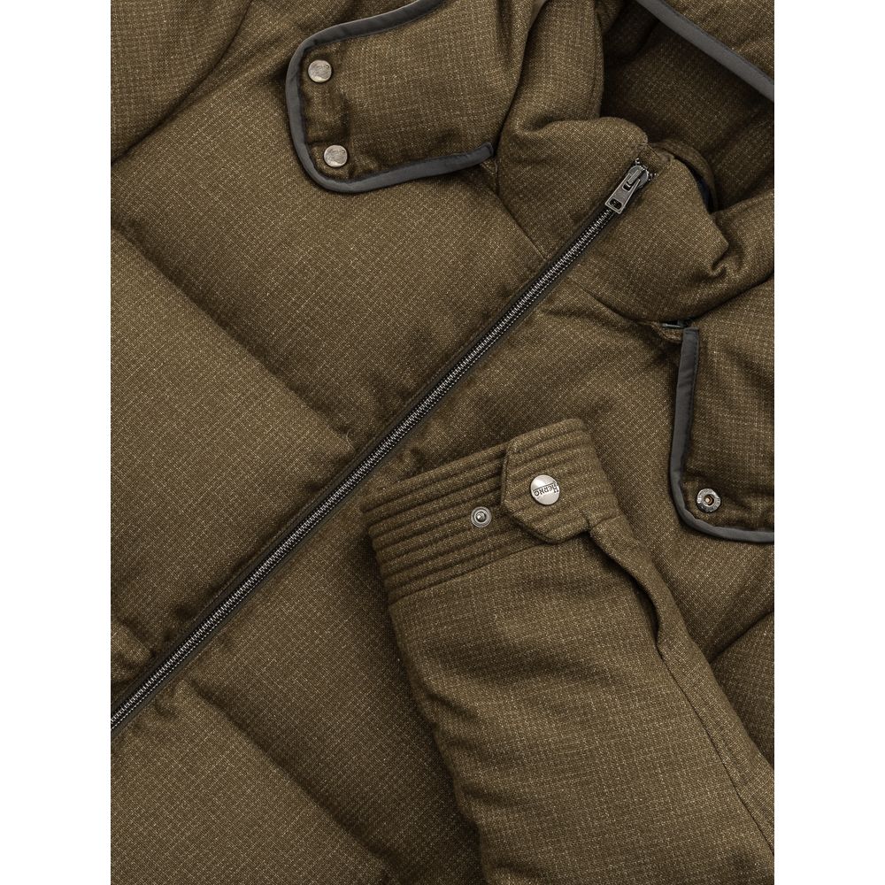 Herno Green Wool Jackets & Coat Herno