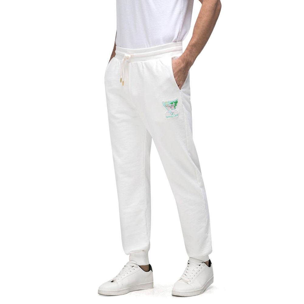 Casablanca White Cotton Athletic Pant Casablanca