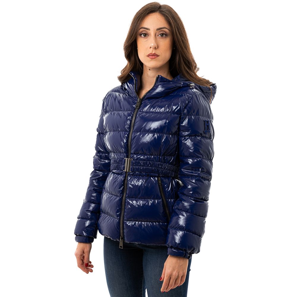Herno Blue Polyamide Jackets & Coat Herno