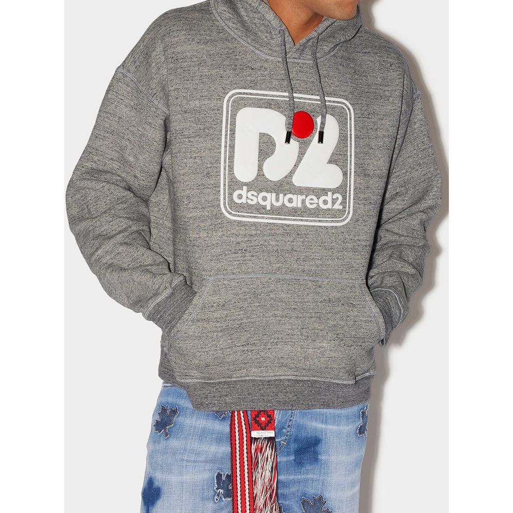 Dsquared² Gray Cotton Hoody Dsquared²