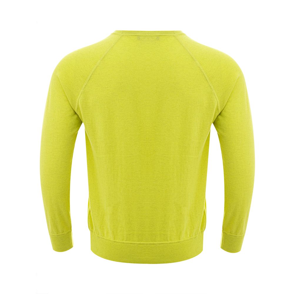 Gran Sasso Sunny Yellow Italian Cotton Sweater Gran Sasso