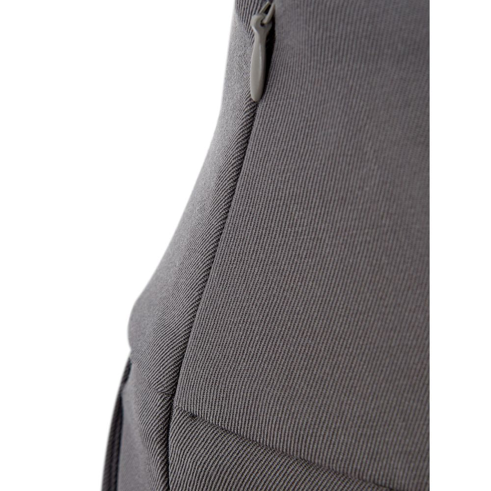 Lardini Chic Gray Wool Trousers for Sophisticated Style Lardini