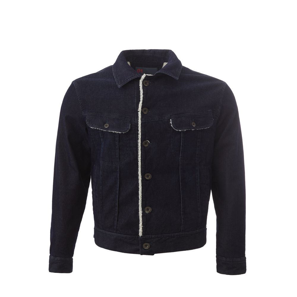 Lardini Blue Cotton Jackets & Coat Lardini