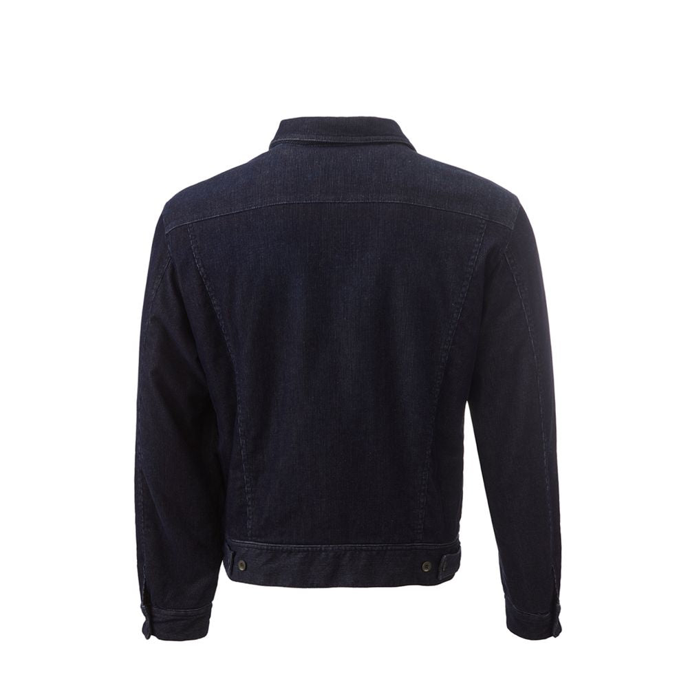 Lardini Blue Cotton Jackets & Coat Lardini