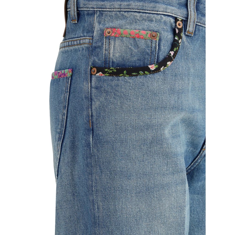 Valentino Jeans with floral details Valentino