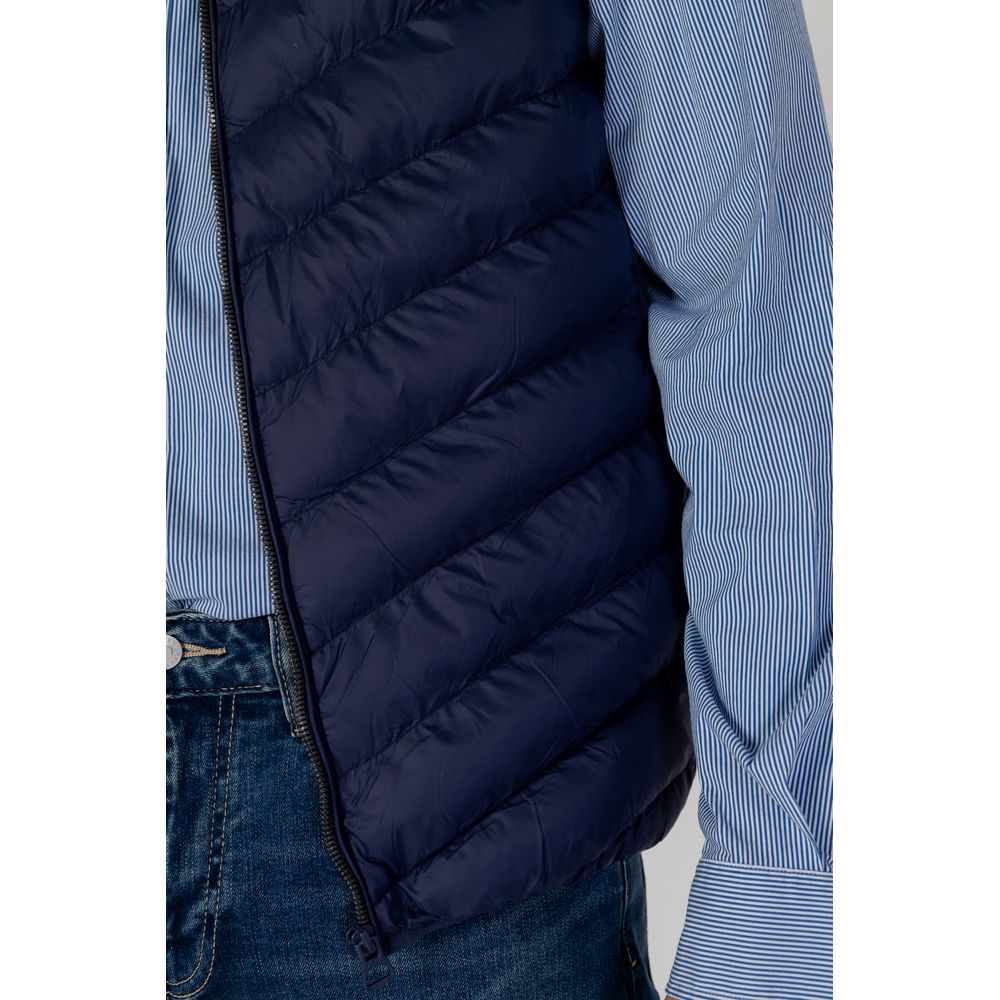 U.S. POLO ASSN. Blue Polyamide Sleveless Jacket U.S. POLO ASSN.