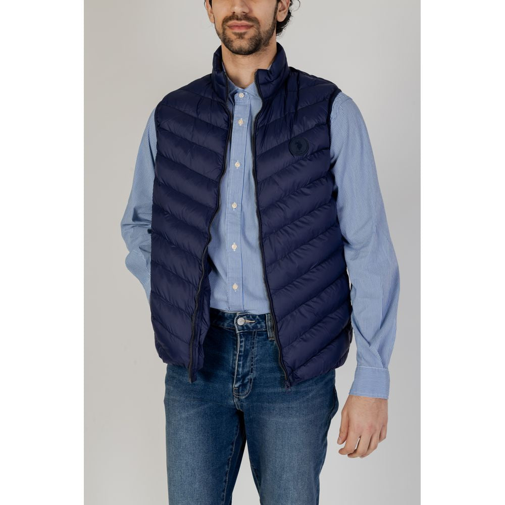 U.S. POLO ASSN. Blue Polyamide Sleveless Jacket U.S. POLO ASSN.