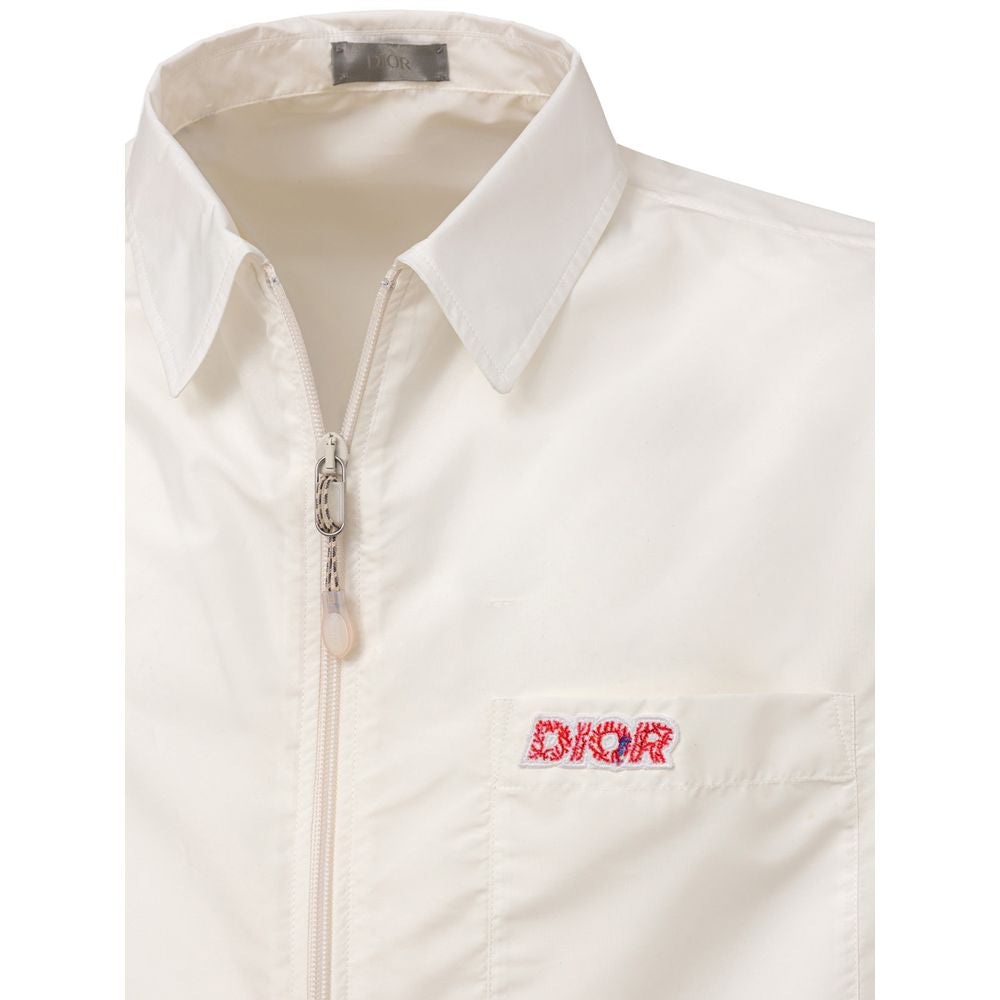 Dior White Polyester Shortsleeve Dior