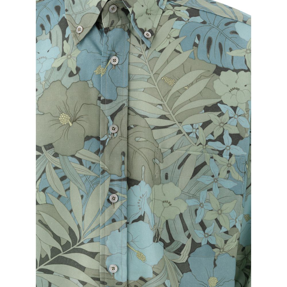 Tom Ford Blue Lyocell Shirt Tom Ford