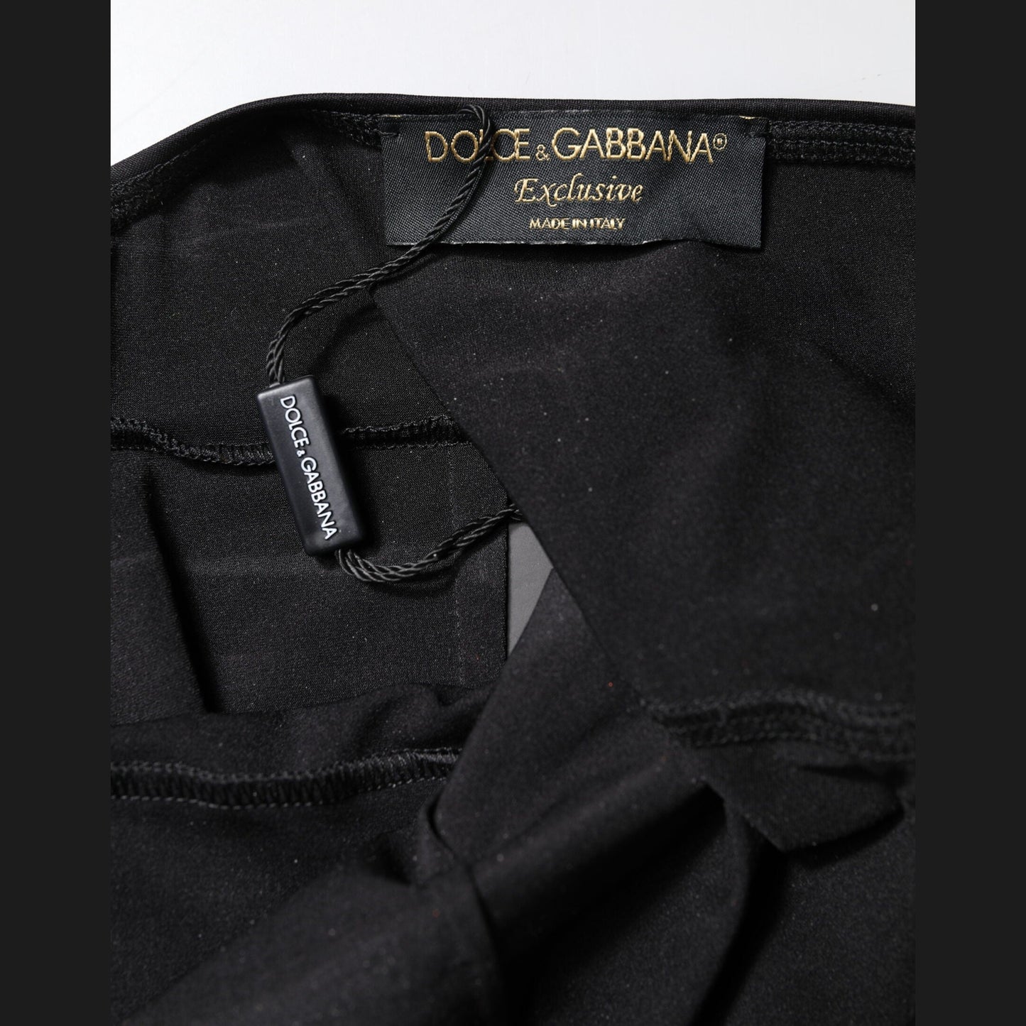 Dolce & Gabbana Black Sleeveless Bodycon Women Jumpsuit Dress