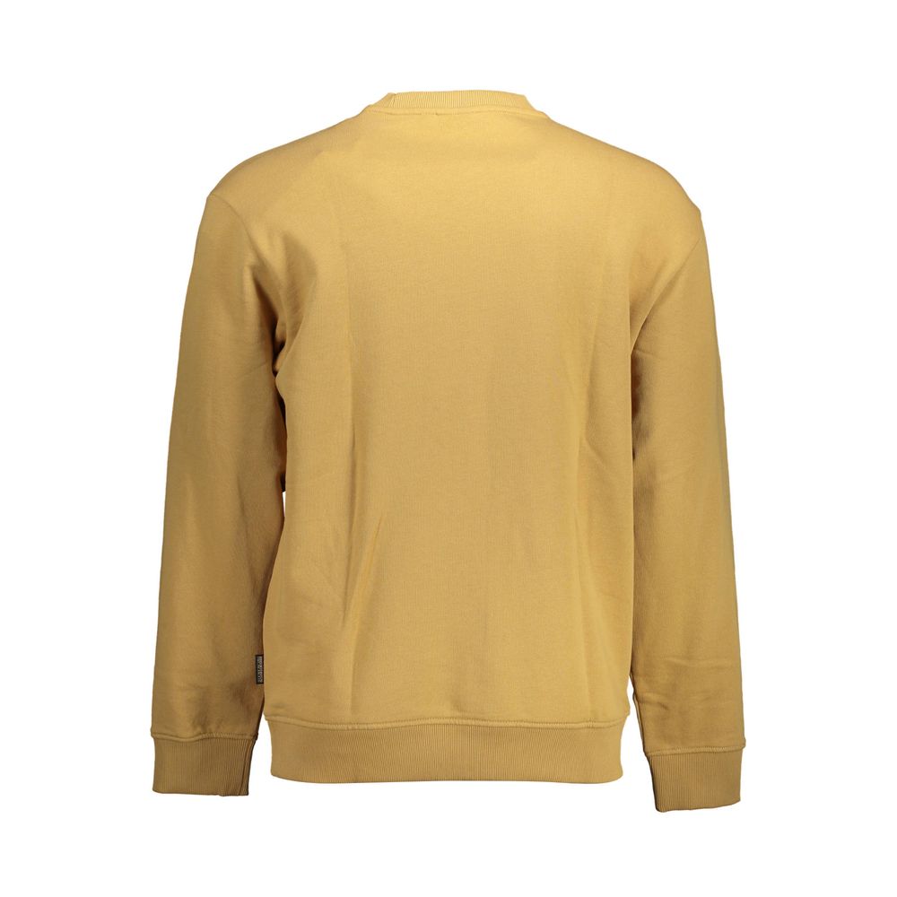 Napapijri Beige Cotton Men Sweater Napapijri