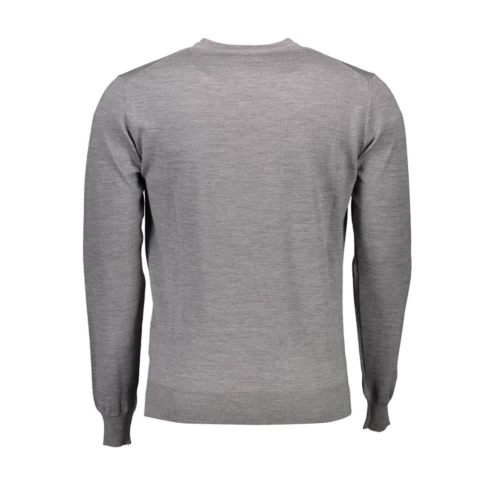 Harmont & Blaine Gray Wool Men Sweater Harmont & Blaine