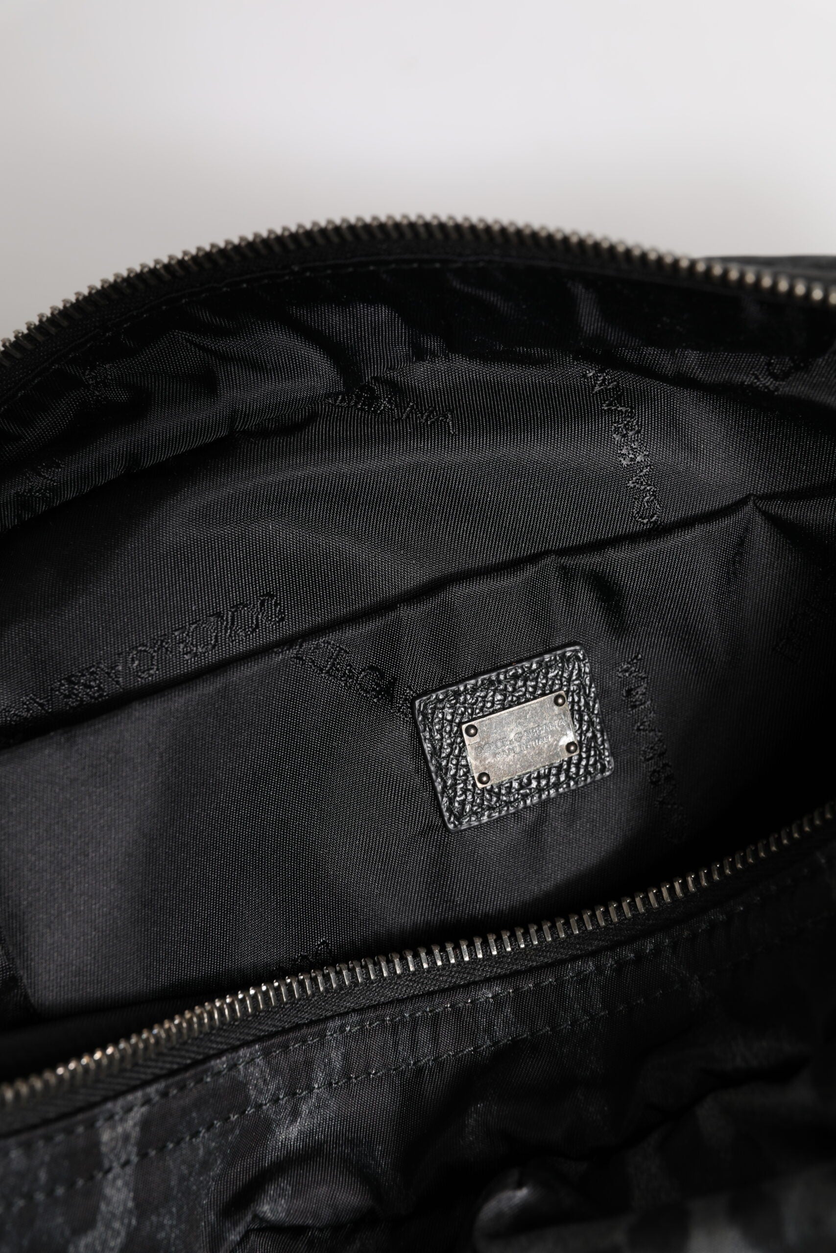 Dolce & Gabbana Black Gray Leopard DG Logo Belt Waist Fanny Pack Bag Dolce & Gabbana