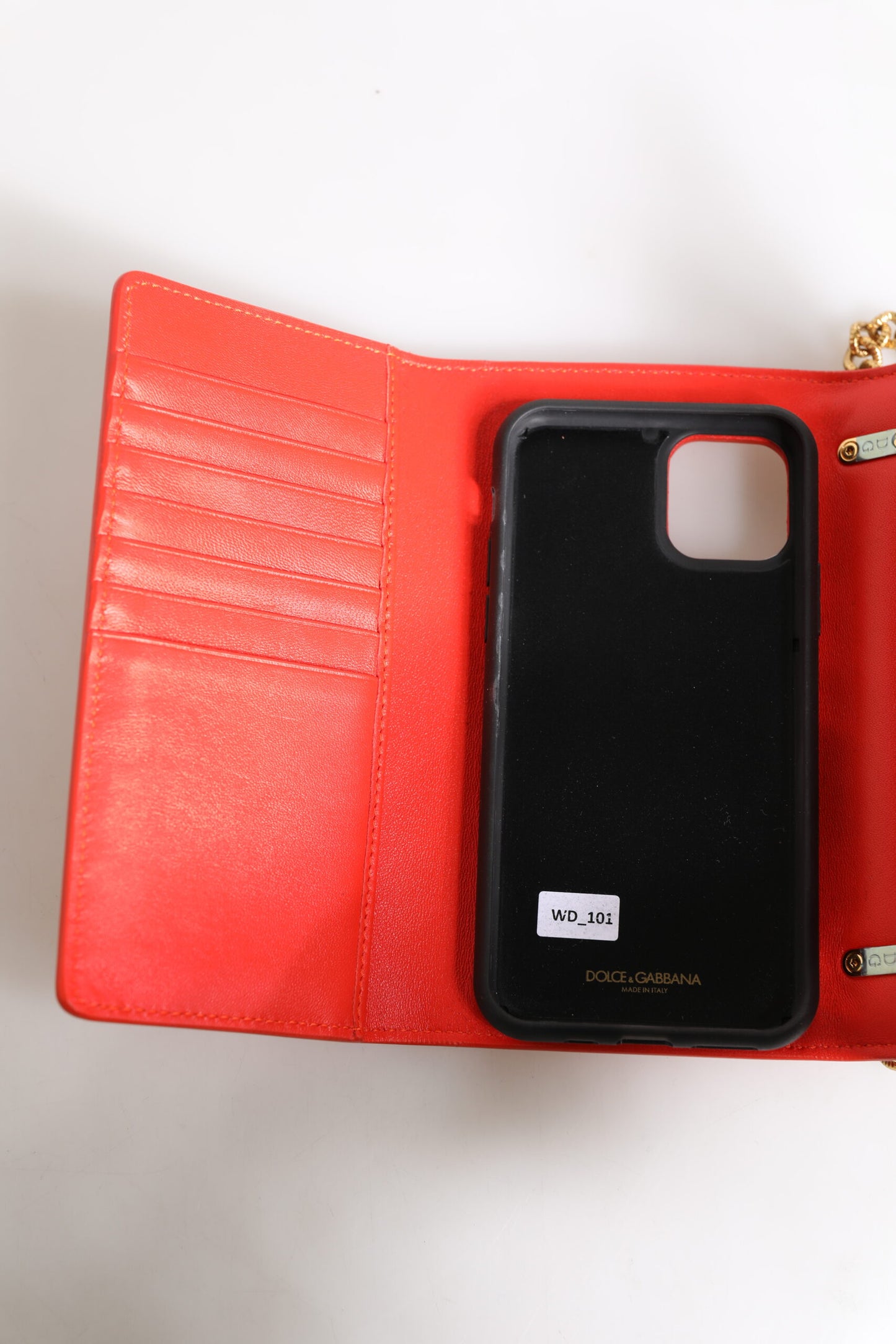 Dolce & Gabbana Red Leather Quilted Devotion Crossbody Phone Cover Bag Dolce & Gabbana