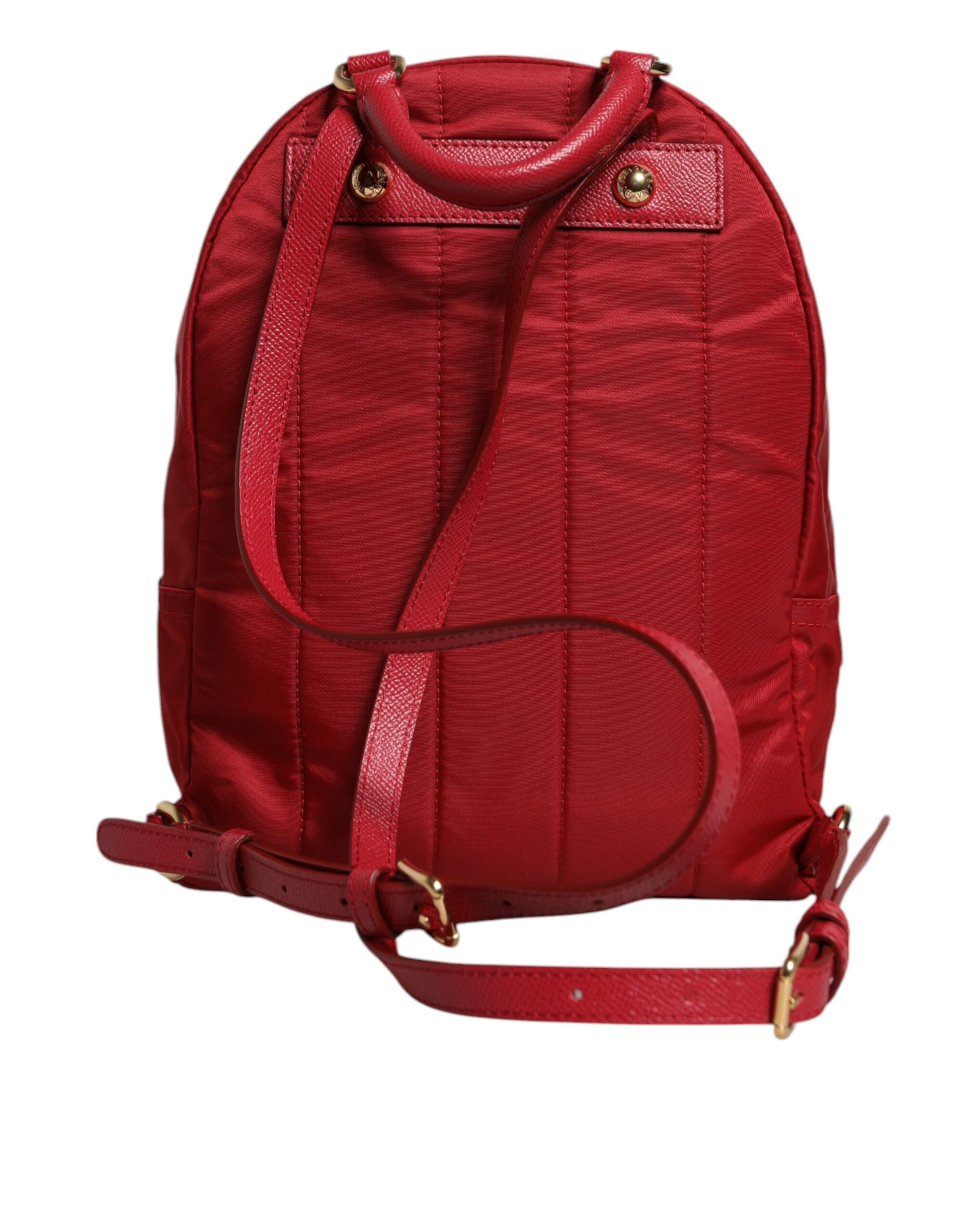 Dolce & Gabbana Red #DGFAMILY VULCANO Embellishment Backpack Bag Dolce & Gabbana
