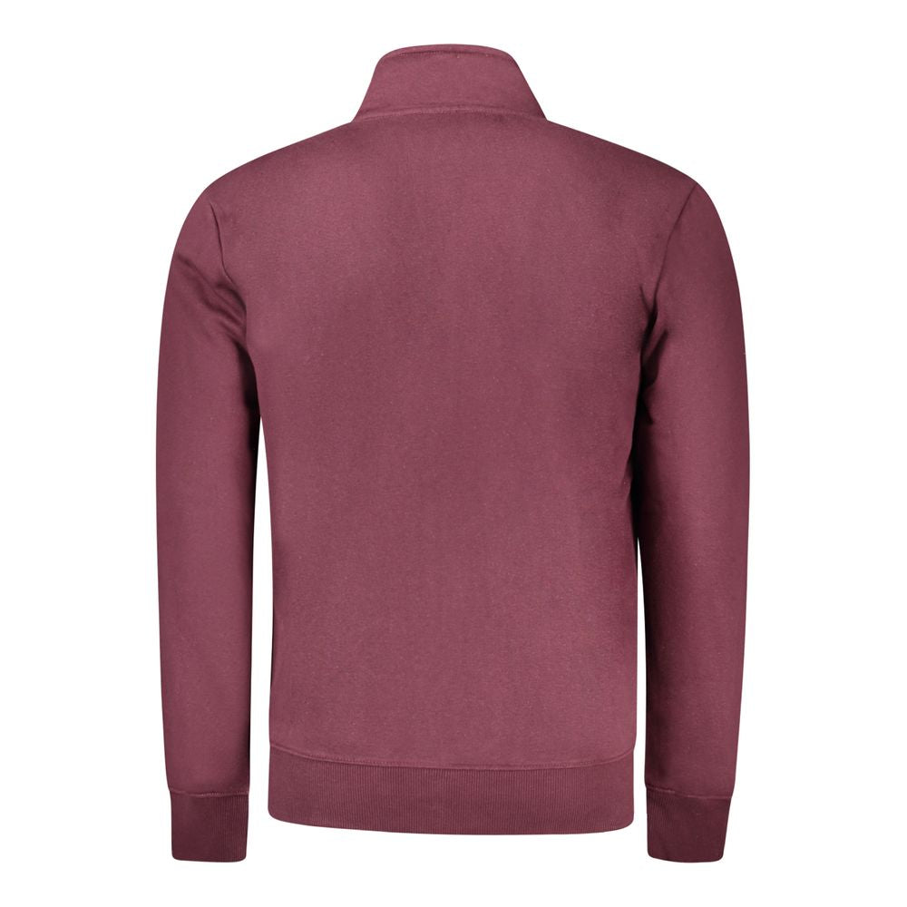 Coveri Moving Red Cotton Men Sweater Coveri Moving