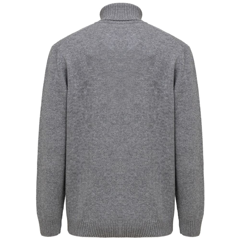 Cruciani Gray Cashmere Turtleneck Cruciani