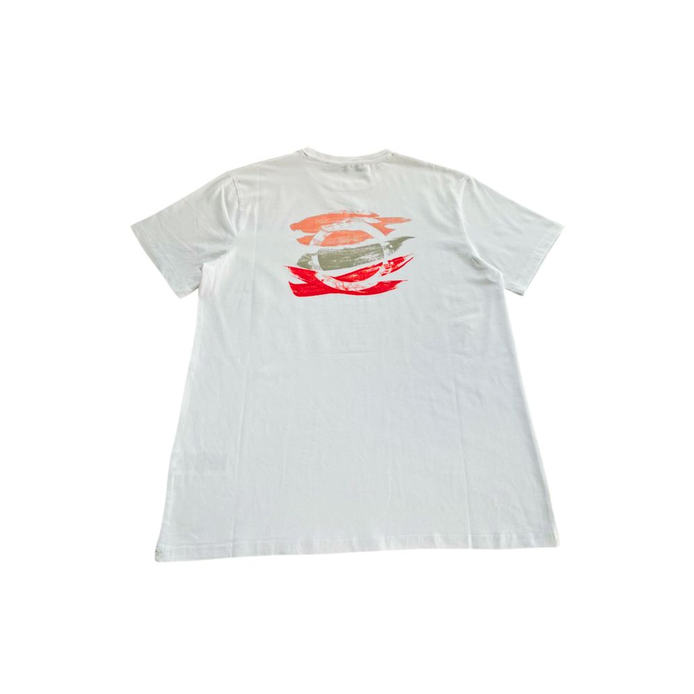 Trussardi Beachwear White Cotton Men's T-Shirt Trussardi Beachwear