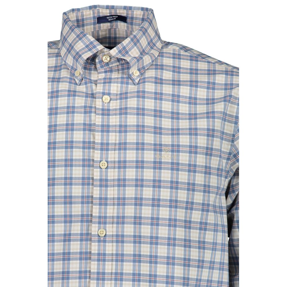 Gant Blue Cotton Men Shirt Gant