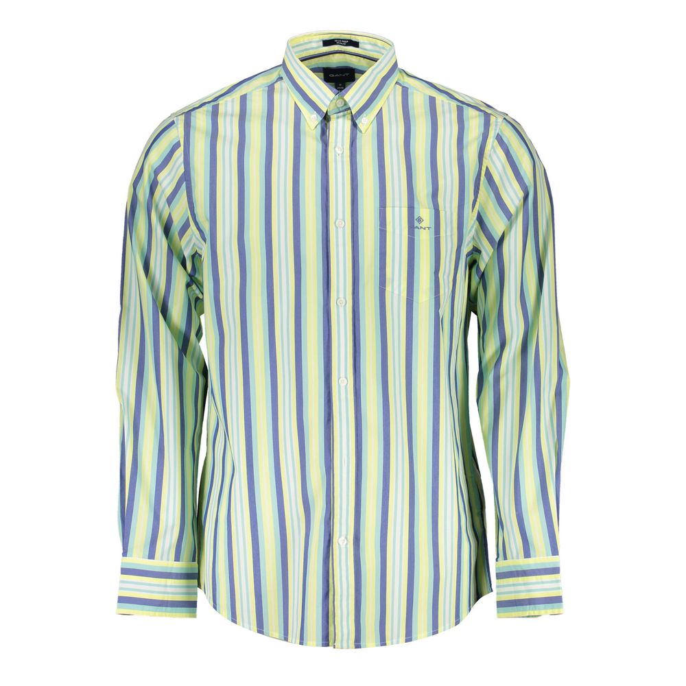 Gant Yellow Cotton Men Shirt Gant