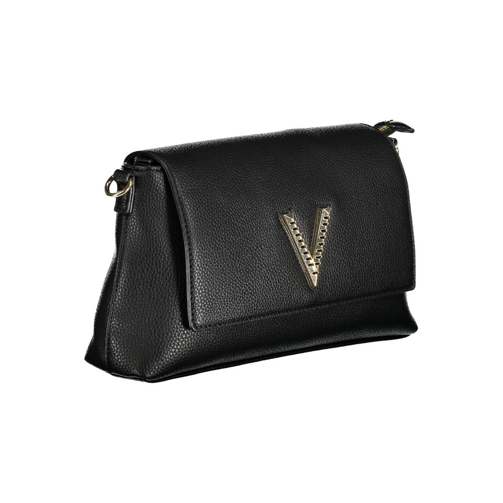 Mario Valentino Nero Polyurethane Woman Shoulder Bag Mario Valentino