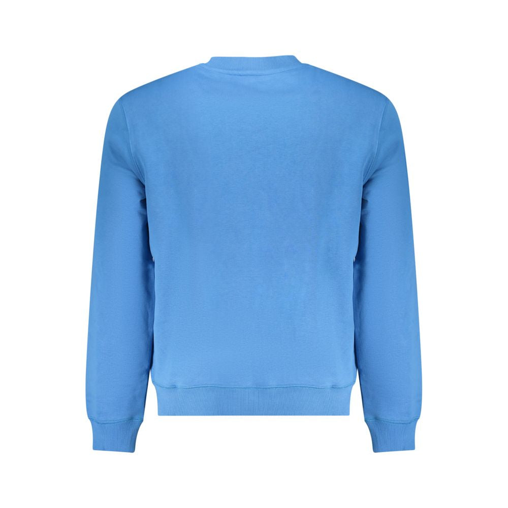 Napapijri Light Blue Cotton Men Sweater Napapijri