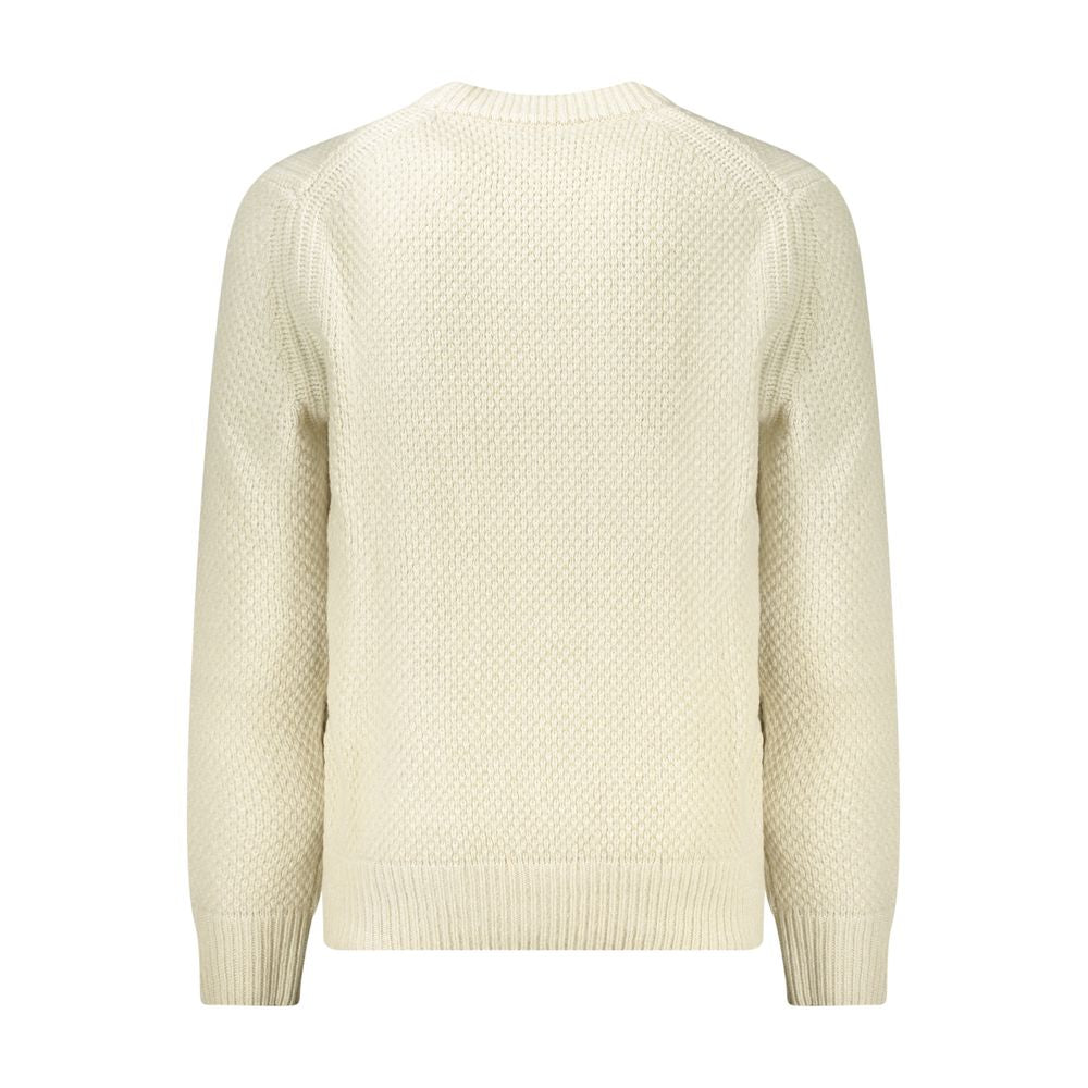 Hugo Boss Beige Wool Men Sweater Hugo Boss