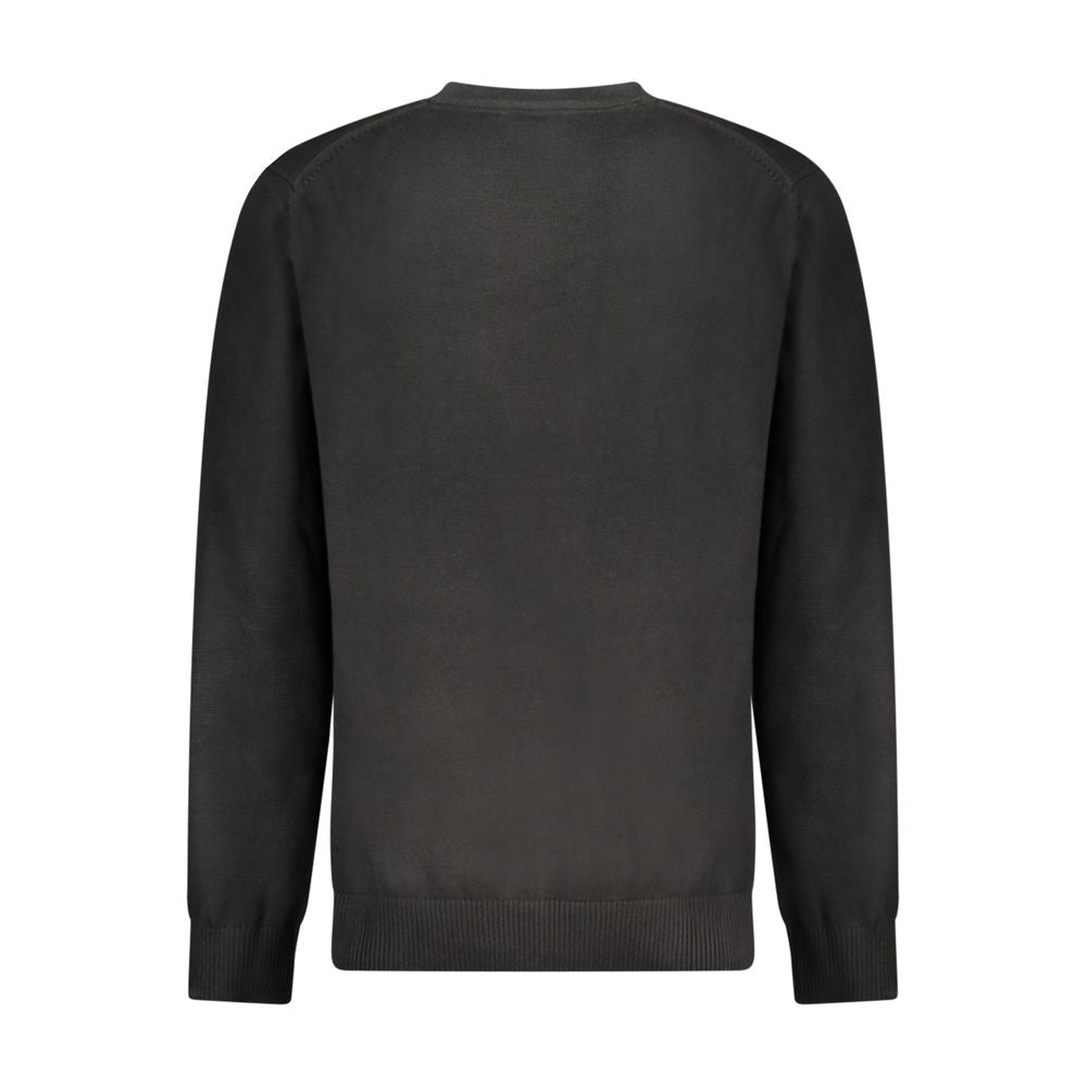 Calvin Klein Black Cotton Men Sweater Calvin Klein