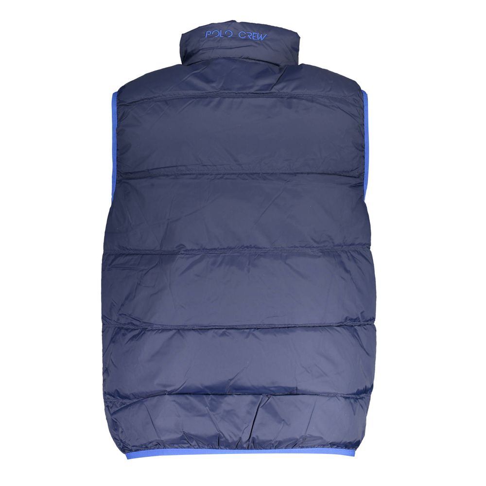 La Martina Blue Polyamide Men Jacket La Martina