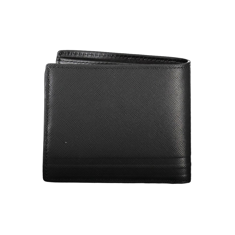 Tommy Hilfiger Black Leather Men Wallet Tommy Hilfiger