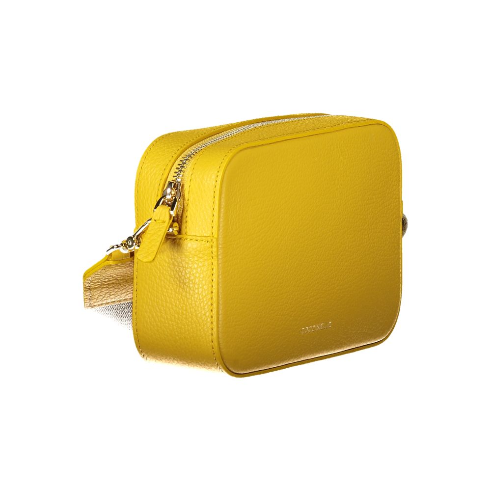 Coccinelle Giallo Leather Women Handbag Coccinelle