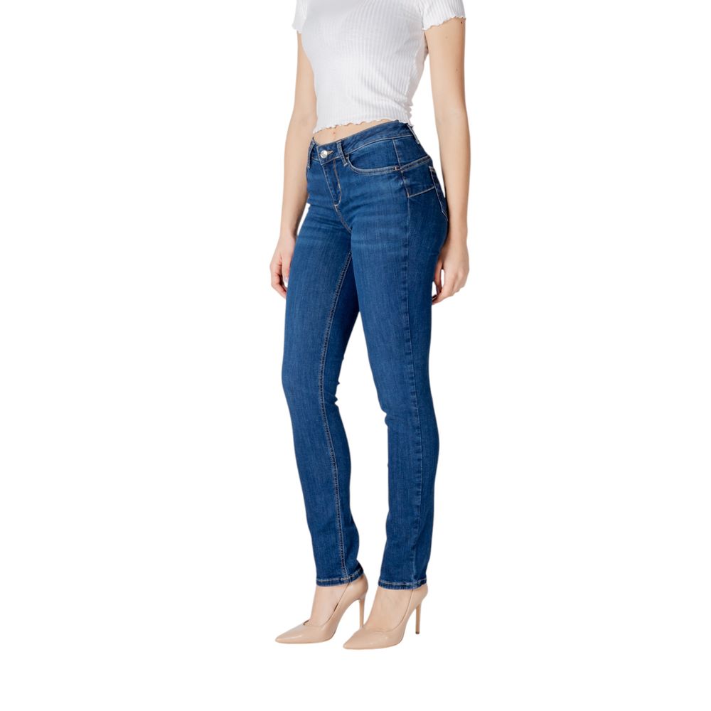 Liu Jo Blue Cotton Mom Jean Liu Jo