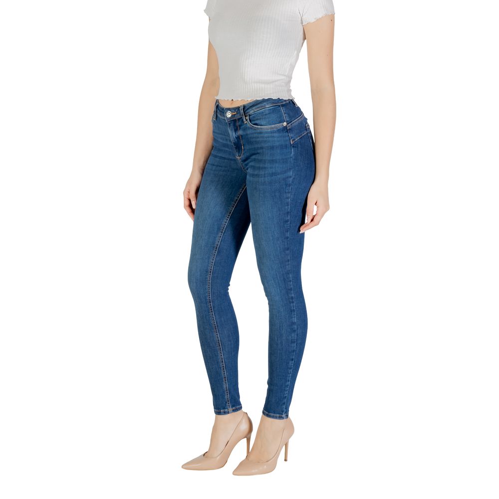 Liu Jo Blue Cotton Skinny Jean Liu Jo