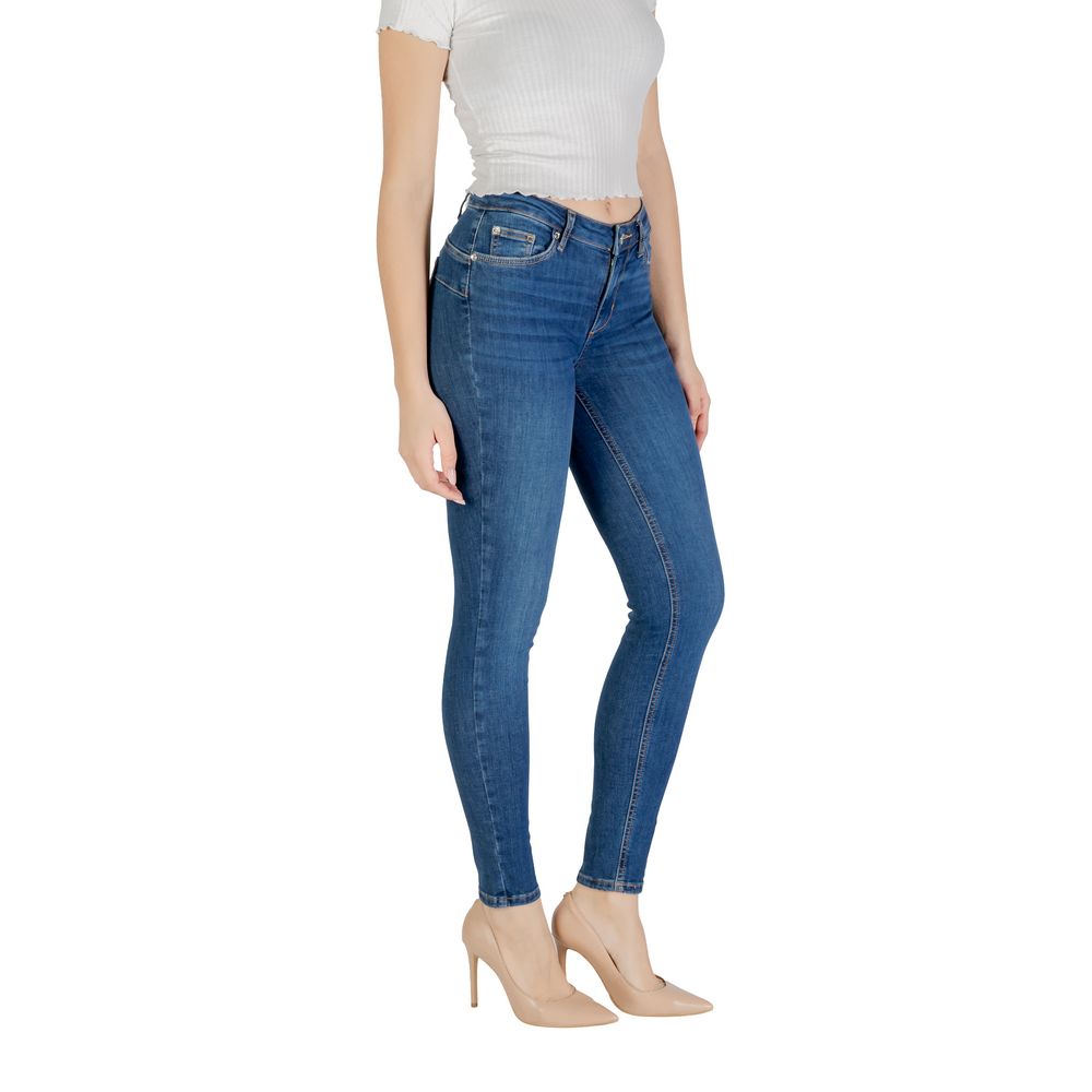 Liu Jo Blue Cotton Skinny Jean Liu Jo