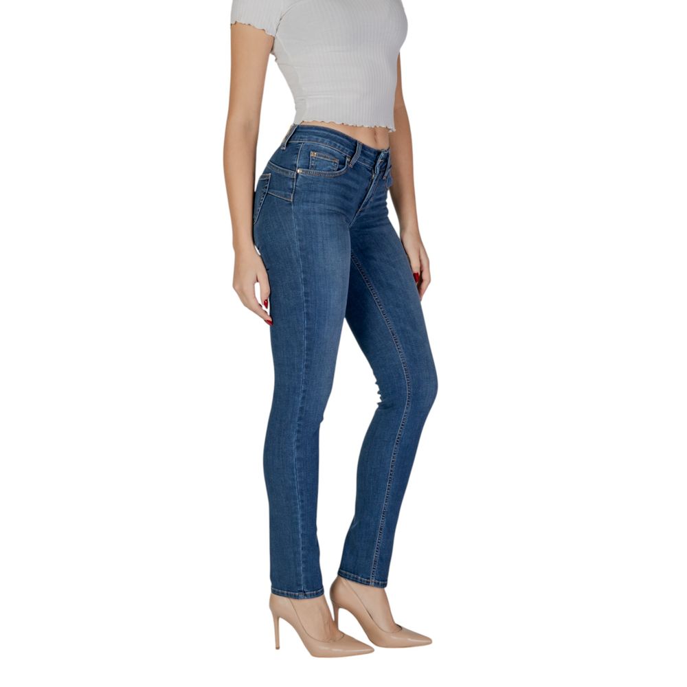 Liu Jo Blue Cotton Slim Fit Jean Liu Jo