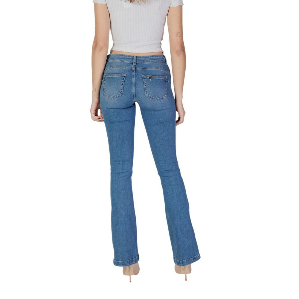 Liu Jo Light Blue Cotton Bootcut Jean Liu Jo