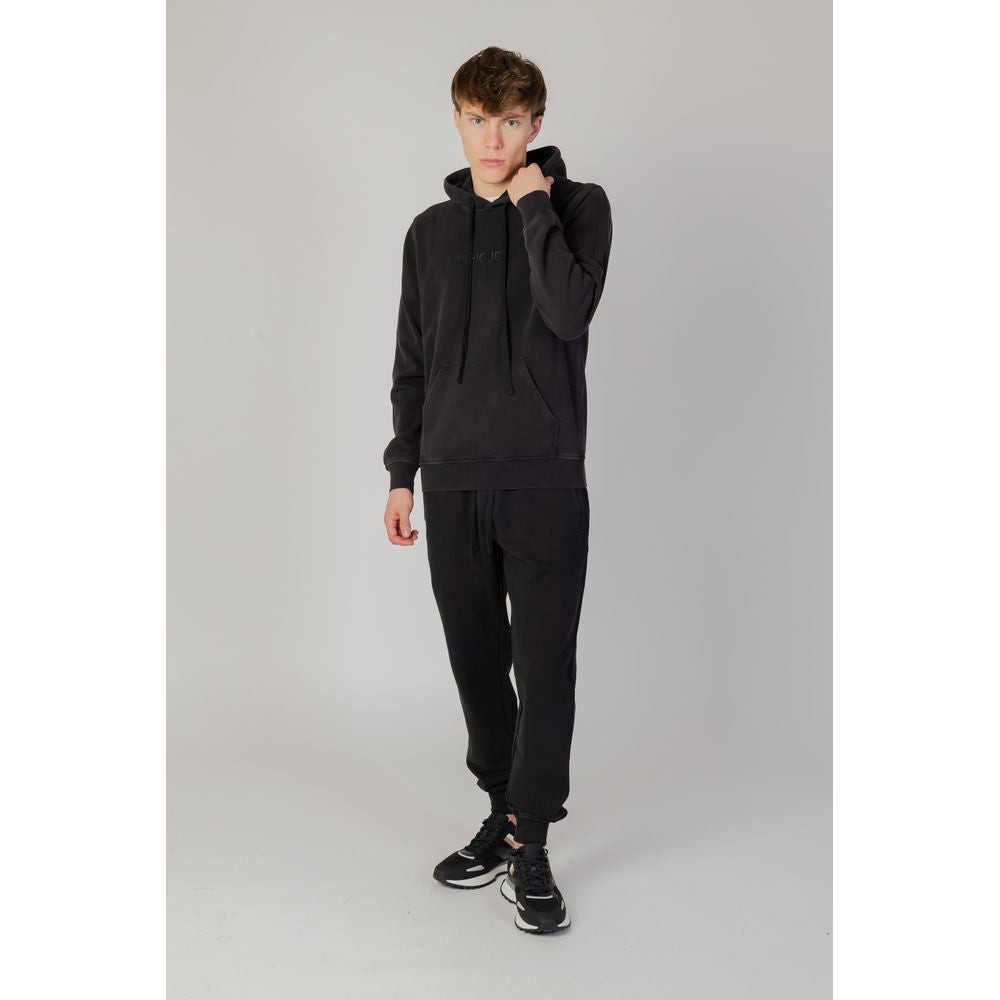 Liu Jo Black Cotton Hoodie Liu Jo