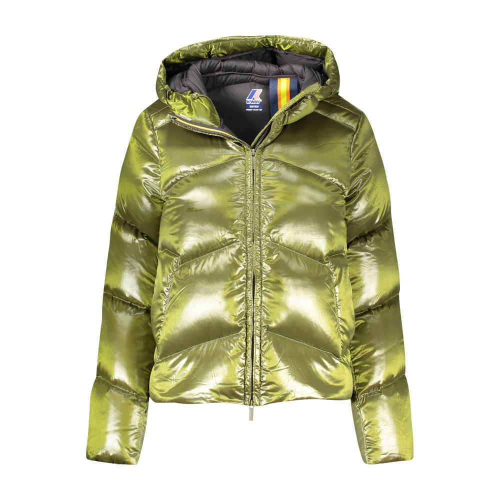 K-WAY Green Polyamide Women Jacket K-WAY