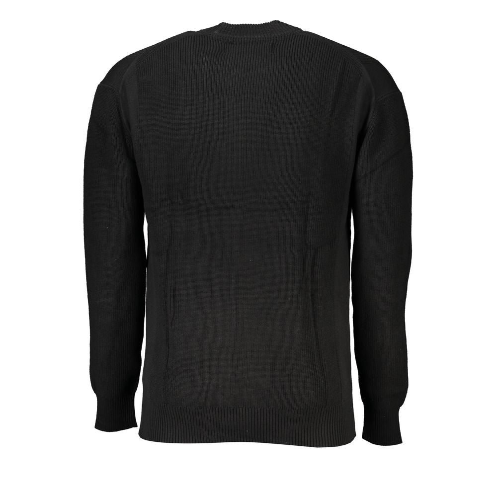 Calvin Klein Sleek Cotton Crew Neck Sweater with Contrast Details Calvin Klein