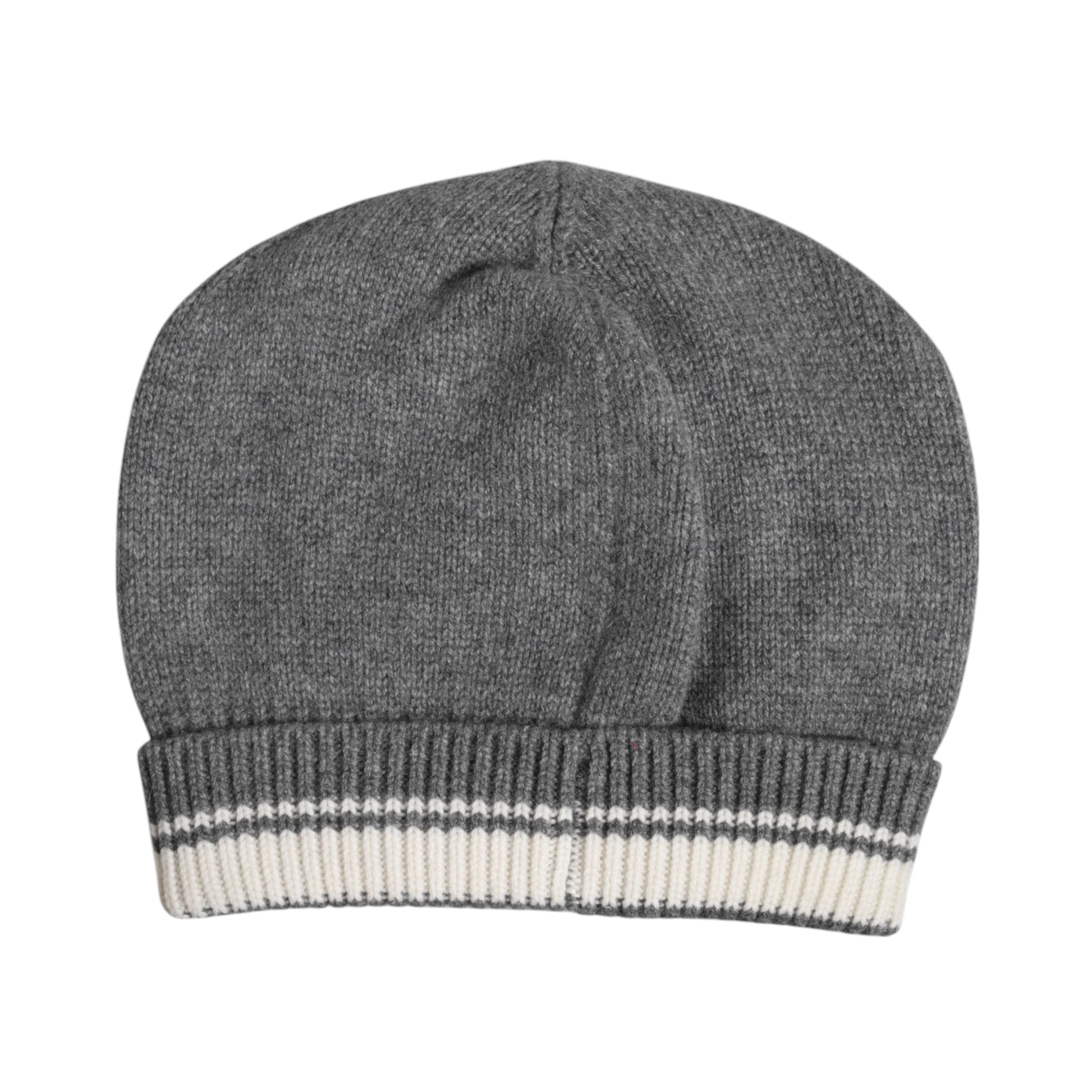 Dolce & Gabbana Gray Cashmere Knitted Winter Beanie Hat Dolce & Gabbana