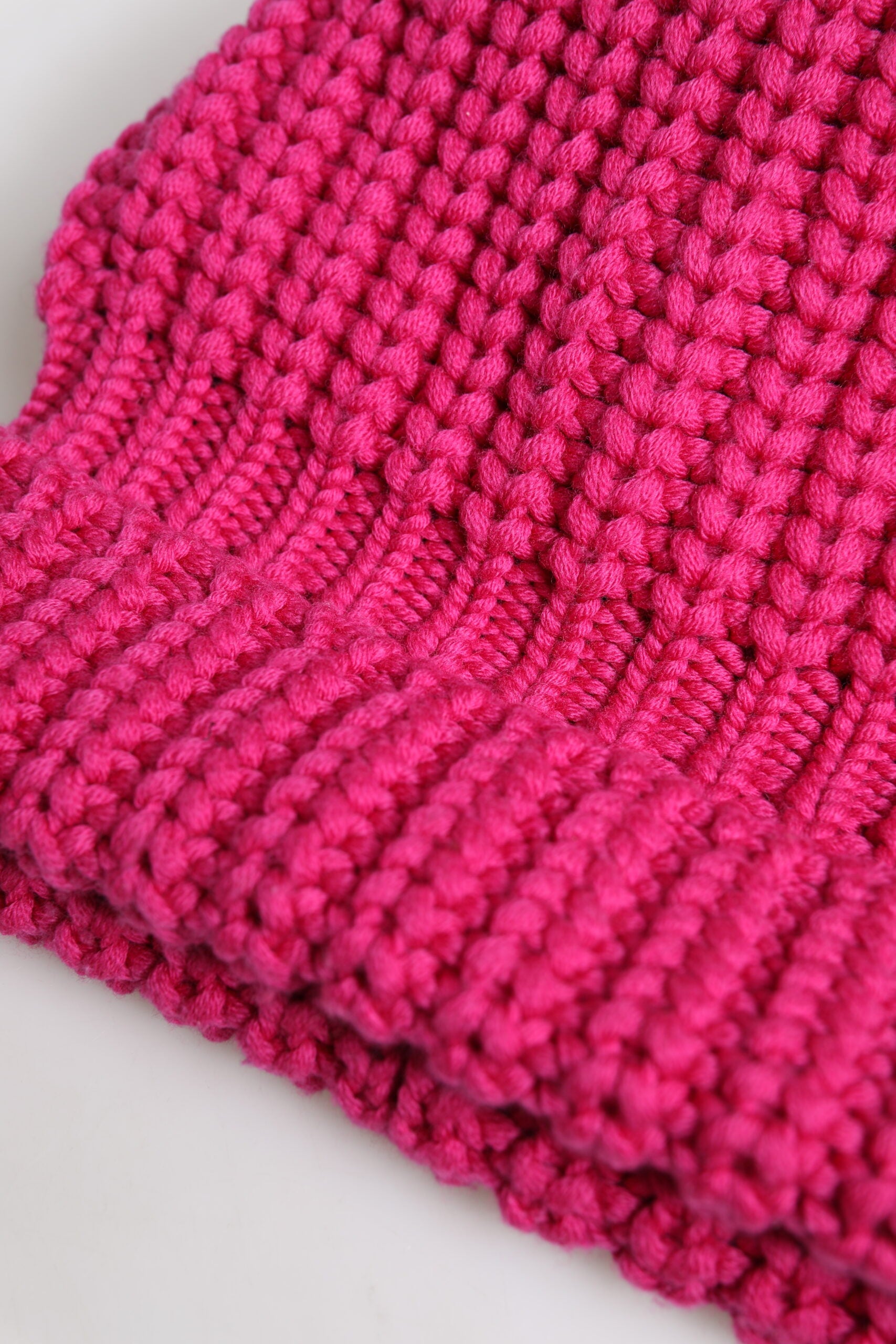 Dolce & Gabbana Pink Solid Wool Knitted Winter Beanie Hat Dolce & Gabbana