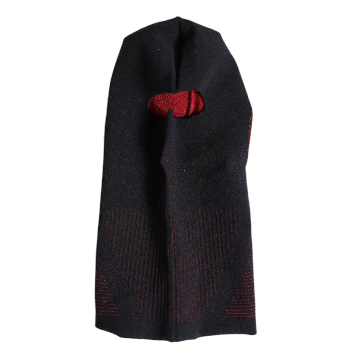 Dolce & Gabbana Black Cotton Knitted Ski Mask Balaclava Hat Dolce & Gabbana