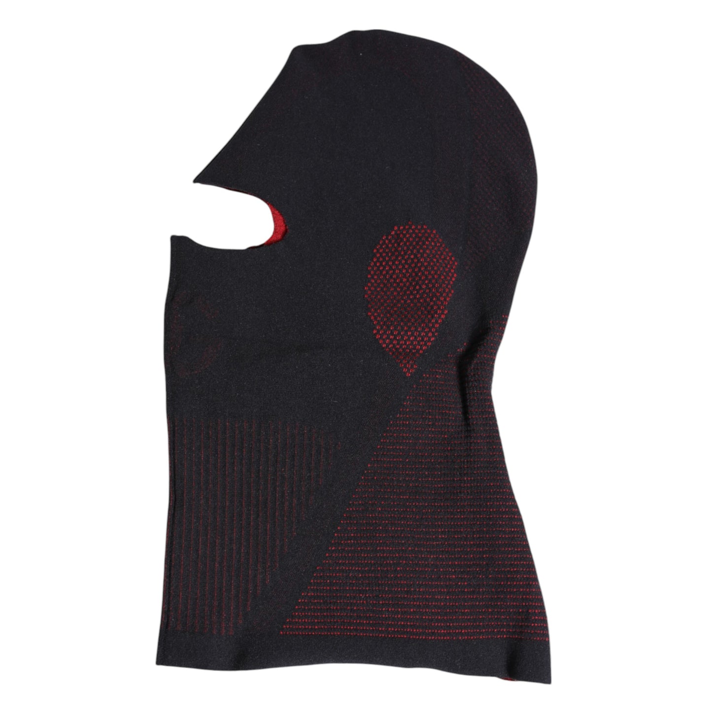 Dolce & Gabbana Black Cotton Knitted Ski Mask Balaclava Hat Dolce & Gabbana
