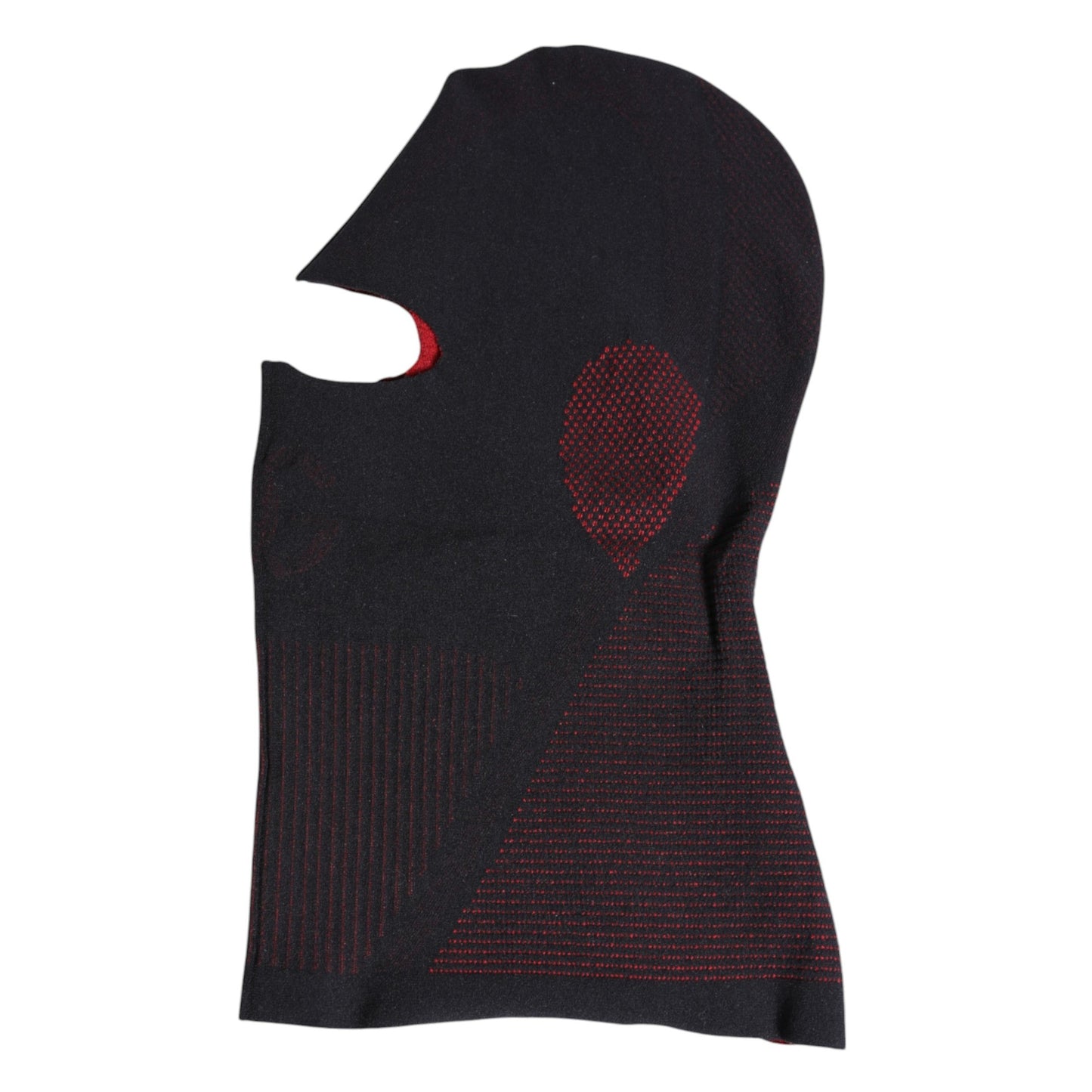 Dolce & Gabbana Black Cotton Knitted Ski Mask Balaclava Hat Dolce & Gabbana