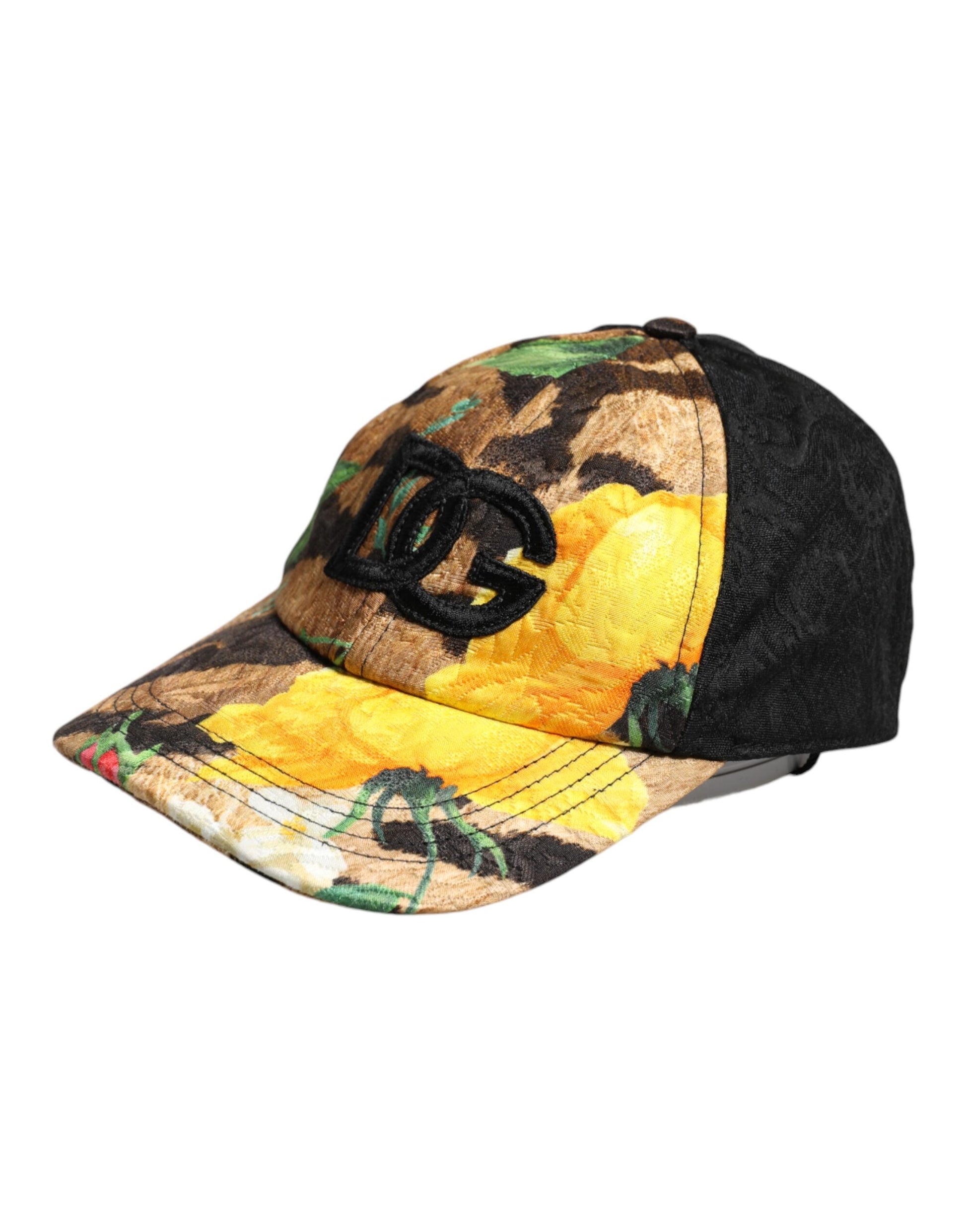 Dolce & Gabbana Multicolor DG Logo Patch 6 Panels Baseball Cap Dolce & Gabbana
